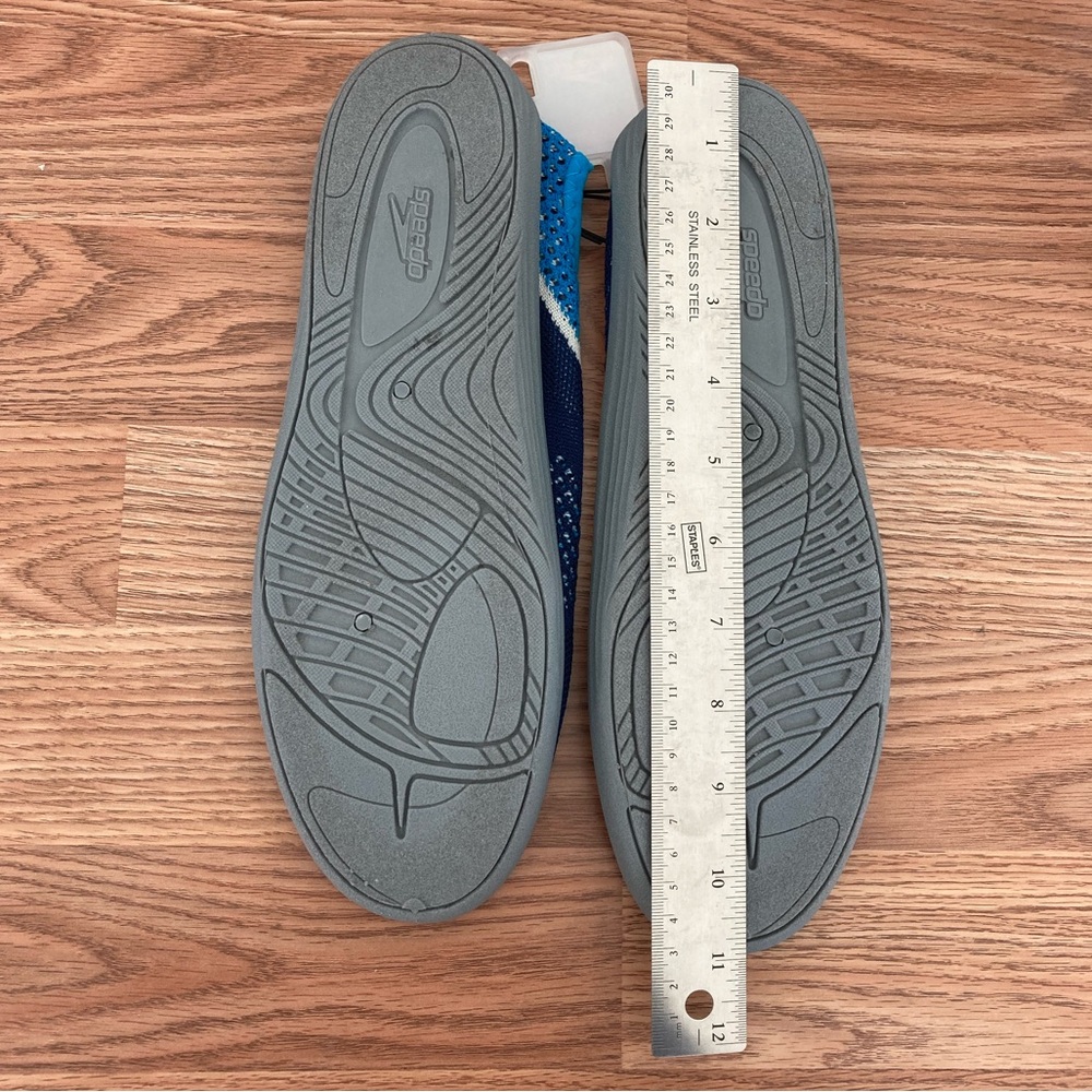 Speedo Surf Strider Blue Water Shoes NWT Size Medium Men’s 9-10 Fits Women 11-12 - Picture 5 of 7